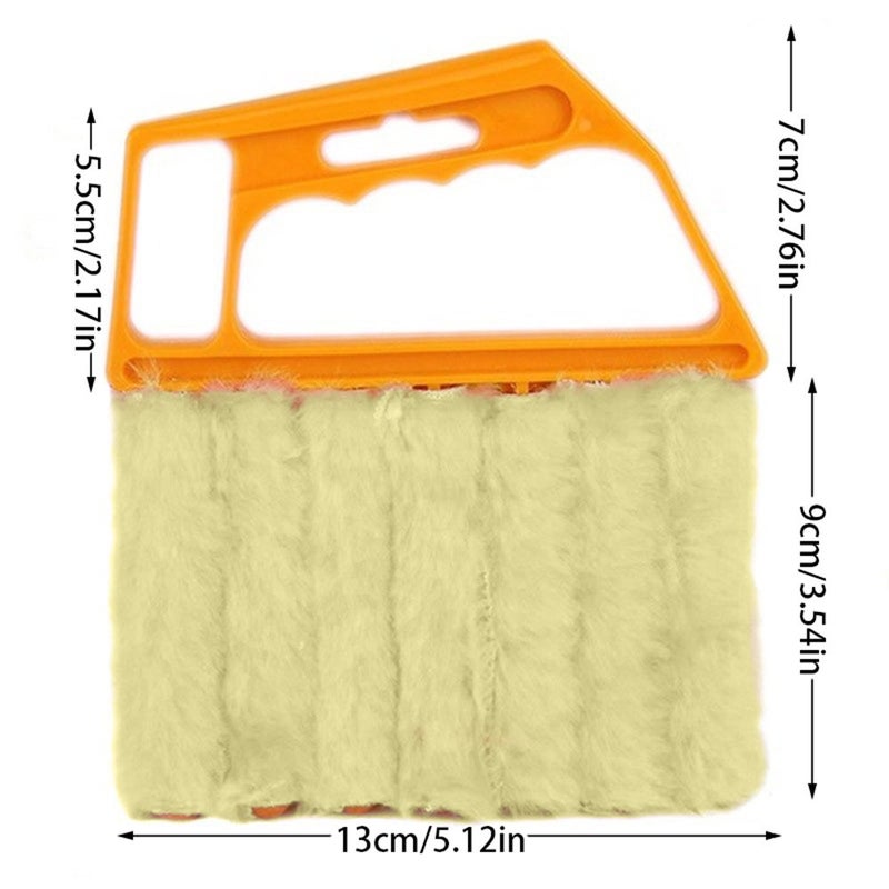 ReNext Blind Cleaner Brush , Blinds Dust Shutters , Mini Washable & Removable Window Air Conditioner Duster With 7 Slat Handheld Household Kitchen Cleaning Tools , For Awnings , Siding , Vinyl , Car , Fan - Image 5